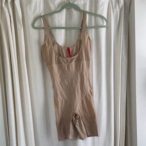 SPANX Open-Bust Mid-Thigh Bodysuit